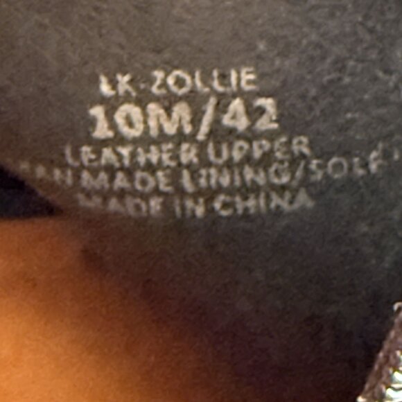 Lucky Brand Zollie Almond Toe Pull On Leather Booties Black Size 10M, Leather - Picture 9 of 9